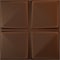 Ekena Millwork 19 5/8in. W x 19 5/8in. H Edinburgh EnduraWall Decorative 3D Wall Panel Covers 2.67 Sq. Ft. WP20X20EDDRU - alternate 1